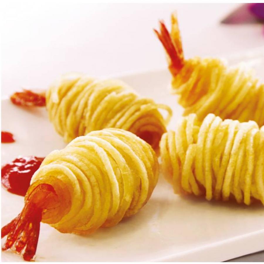 Cruixent de patata i llagostí