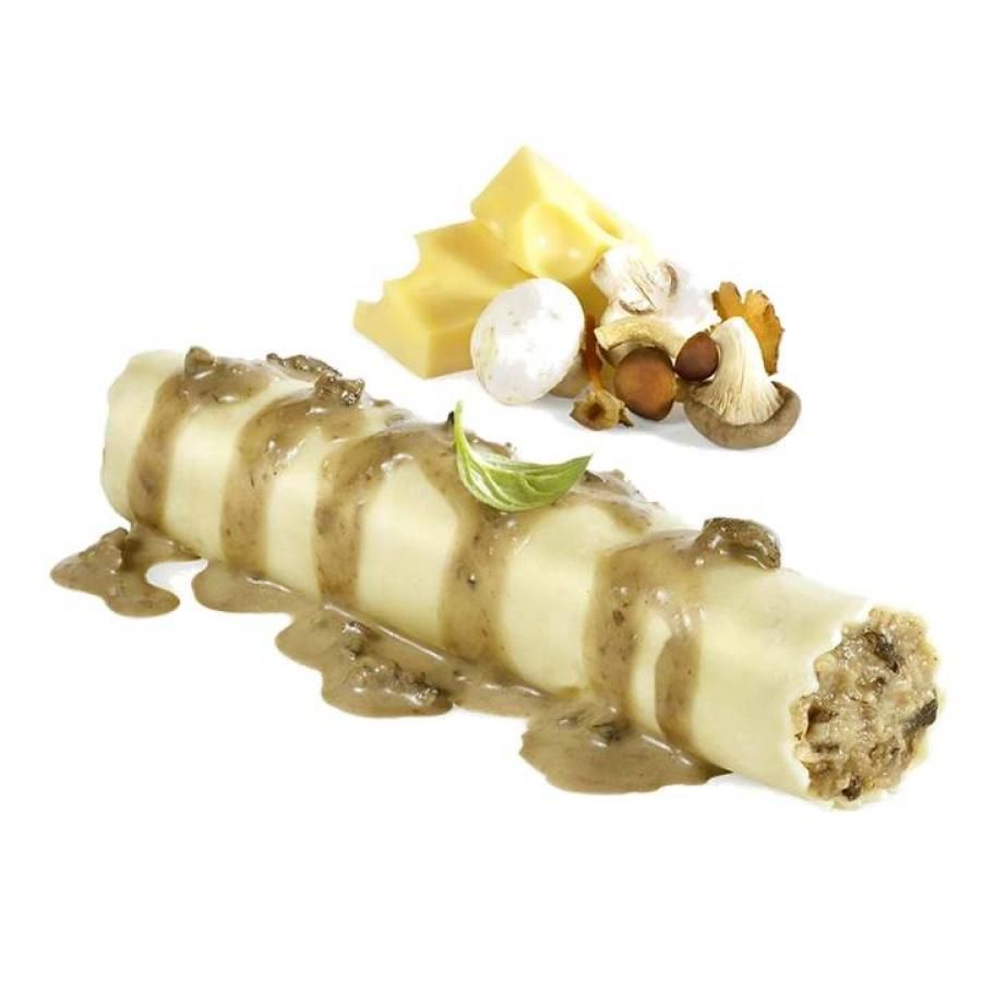 Canelons XXL de Bolets i Formatge sense Beixamel