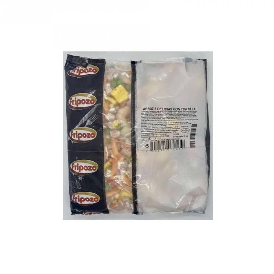 Arròs 3 delícies amb truita